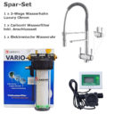 Carbonit Wasserfilter + Luxury vega chrom drei wege Wasserhahn